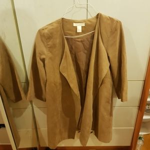 H&m suede camel jacket